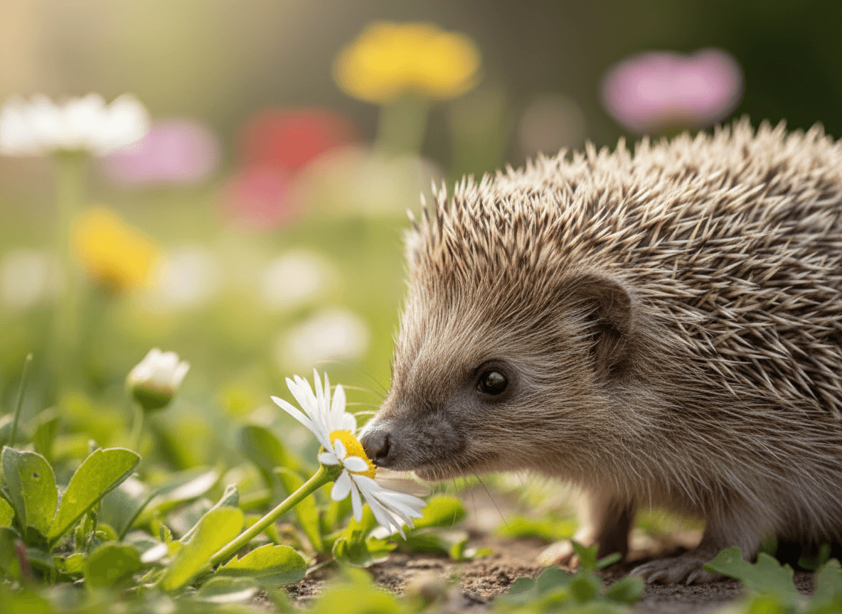 고슴도치 목욕 후 털 말리는 꿀팁