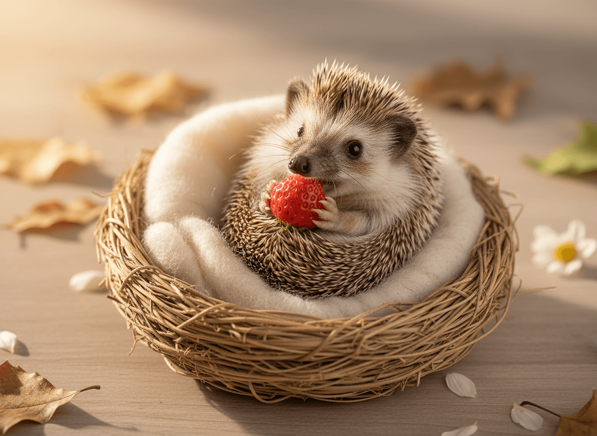 꼬미가 처음 딸기 냄새 맡았을 때 🍓 - 사진 2